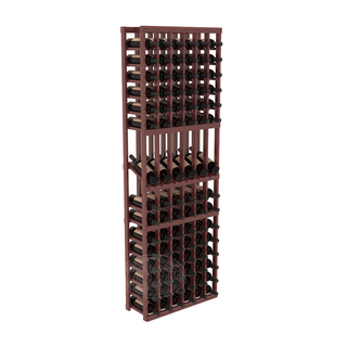 Elementcollection 6 Column Display Wood Wine Rack Cherry Stained
