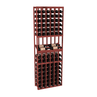 Elementcollection 6 Column Side Display Wood Wine Rack Cherry Stained
