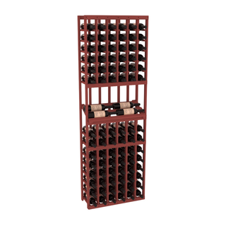 Elementcollection 6 Column Side Display Wood Wine Rack Cherry Stained