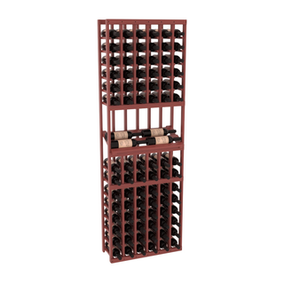Elementcollection 6 Column Side Display Wood Wine Rack Cherry Stained