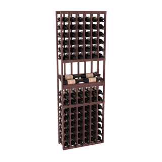 Elementcollection 6 Column Side Display Wood Wine Rack Walnut Stained