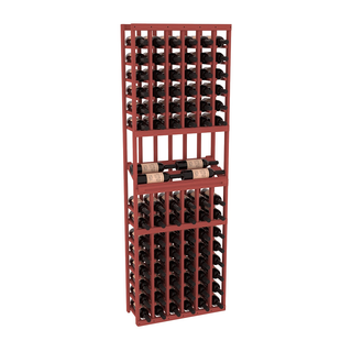 Elementcollection 6 Column Side Display Wood Wine Rack Cherry Stained