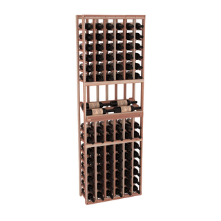 Elementcollection 6 Column Side Display Wood Wine Rack Unstained