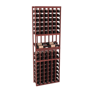 Elementcollection 6 Column Side Display Wood Wine Rack Cherry Stained