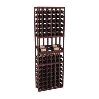 Elementcollection 6 Column Side Display Wood Wine Rack Walnut Stained
