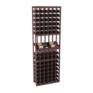 Elementcollection 6 Column Side Display Wood Wine Rack Walnut Stained