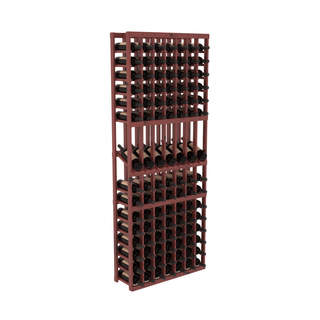 Elementcollection 7 Column Display Wood Wine Rack Cherry Stained