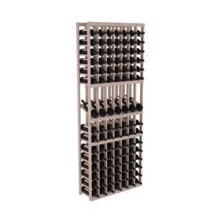 Elementcollection 7 Column Display Wood Wine Rack Greywash Stained
