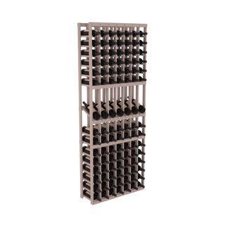 Elementcollection 7 Column Display Wood Wine Rack Greywash Stained