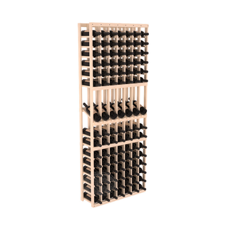 Elementcollection 7 Column Display Wood Wine Rack Unstained