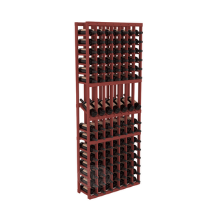 Elementcollection 7 Column Display Wood Wine Rack Cherry Stained