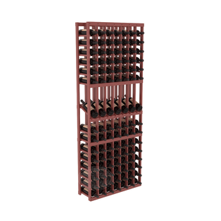 Elementcollection 7 Column Display Wood Wine Rack Cherry Stained