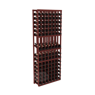 Elementcollection 7 Column Display Wood Wine Rack Cherry Stained