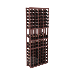 Elementcollection 7 Column Display Wood Wine Rack Cherry Stained
