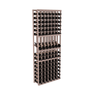 Elementcollection 7 Column Display Wood Wine Rack Greywash Stained