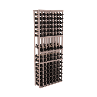 Elementcollection 7 Column Display Wood Wine Rack Greywash Stained