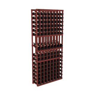 Elementcollection 8 Column Display Wood Wine Rack Cherry Stained