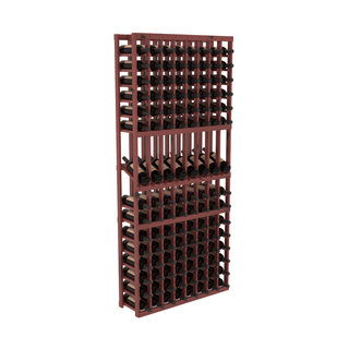 Elementcollection 8 Column Display Wood Wine Rack Cherry Stained