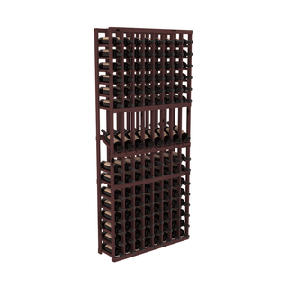 Elementcollection 8 Column Display Wood Wine Rack Walnut Stained