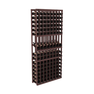 Elementcollection 8 Column Display Wood Wine Rack Walnut Stained