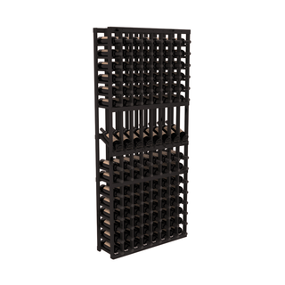 Elementcollection 8 Column Display Wood Wine Rack Black Stained