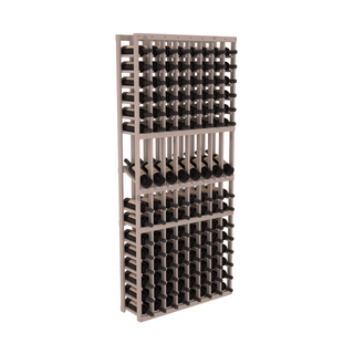 Elementcollection 8 Column Display Wood Wine Rack Greywash Stained