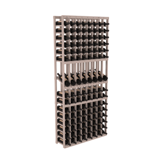 Elementcollection 8 Column Display Wood Wine Rack Greywash Stained