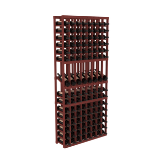Elementcollection 8 Column Display Wood Wine Rack Cherry Stained