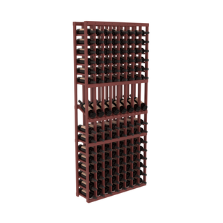 Elementcollection 8 Column Display Wood Wine Rack Cherry Stained