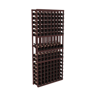 Elementcollection 8 Column Display Wood Wine Rack Walnut Stained