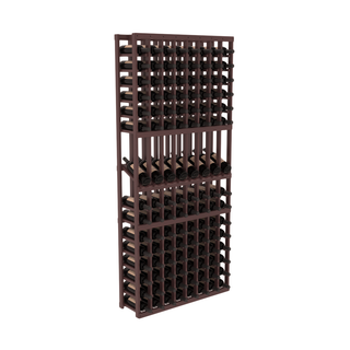 Elementcollection 8 Column Display Wood Wine Rack Walnut Stained