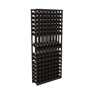Elementcollection 8 Column Display Wood Wine Rack Black Stained