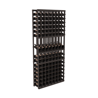 Elementcollection 8 Column Display Wood Wine Rack Black Stained