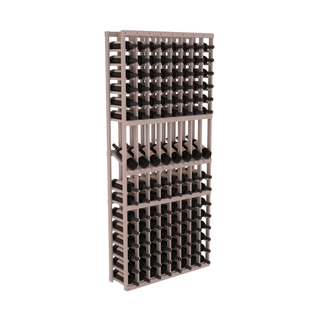 Elementcollection 8 Column Display Wood Wine Rack Greywash Stained