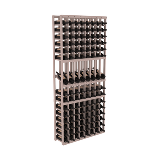 Elementcollection 8 Column Display Wood Wine Rack Greywash Stained