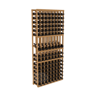 Elementcollection 8 Column Display Wood Wine Rack Oak Stained