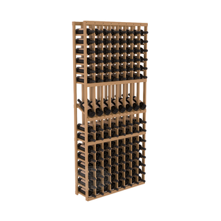 Elementcollection 8 Column Display Wood Wine Rack Oak Stained