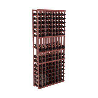 Elementcollection 8 Column Display Wood Wine Rack Cherry Stained