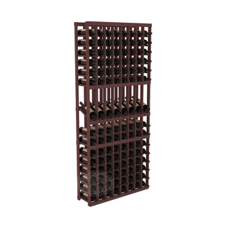 Elementcollection 8 Column Display Wood Wine Rack Walnut Stained