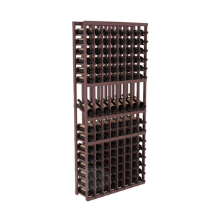 Elementcollection 8 Column Display Wood Wine Rack Walnut Stained