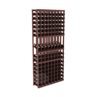 Elementcollection 8 Column Display Wood Wine Rack Cherry Stained