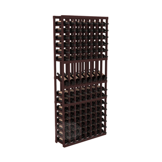 Elementcollection 8 Column Display Wood Wine Rack Walnut Stained