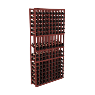 Elementcollection 9 Column Display Wood Wine Rack Cherry Stained