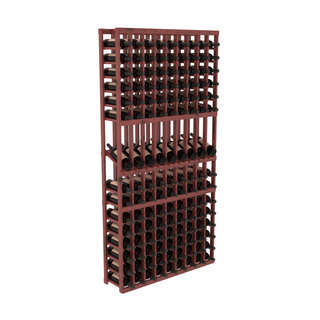Elementcollection 9 Column Display Wood Wine Rack Cherry Stained