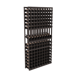 Elementcollection 9 Column Display Wood Wine Rack Black Stained