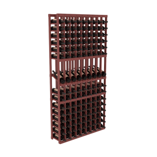 Elementcollection 9 Column Display Wood Wine Rack Cherry Stained