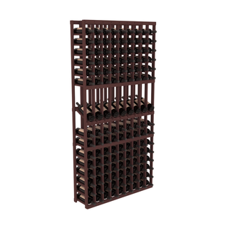 Elementcollection 9 Column Display Wood Wine Rack Walnut Stained
