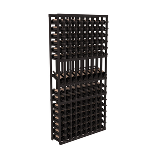 Elementcollection 9 Column Display Wood Wine Rack Black Stained