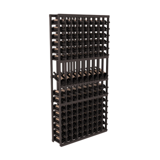 Elementcollection 9 Column Display Wood Wine Rack Black Stained