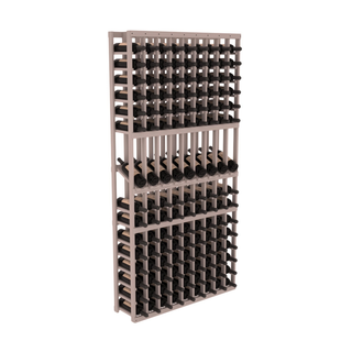 Elementcollection 9 Column Display Wood Wine Rack Greywash Stained